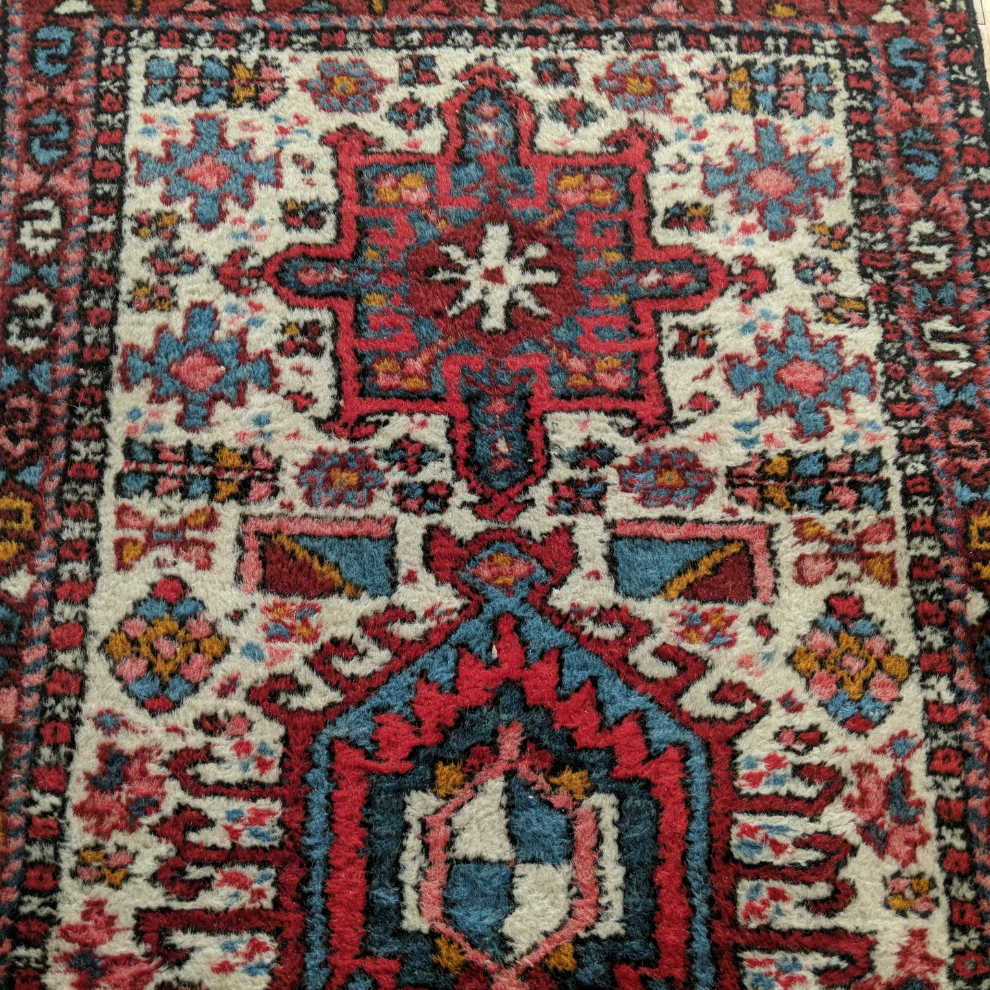 Vintage Rug, 2' 1 x 5' 11 White