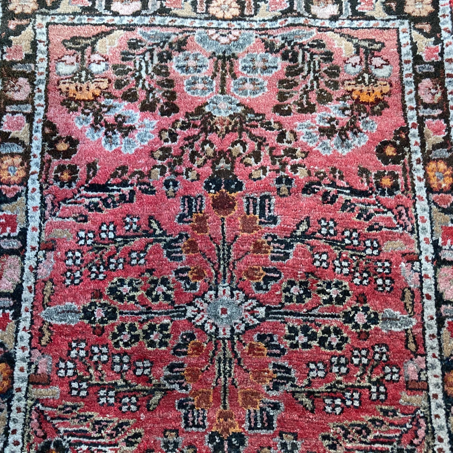 Vintage Rug, 1' 11 x 3' Pink