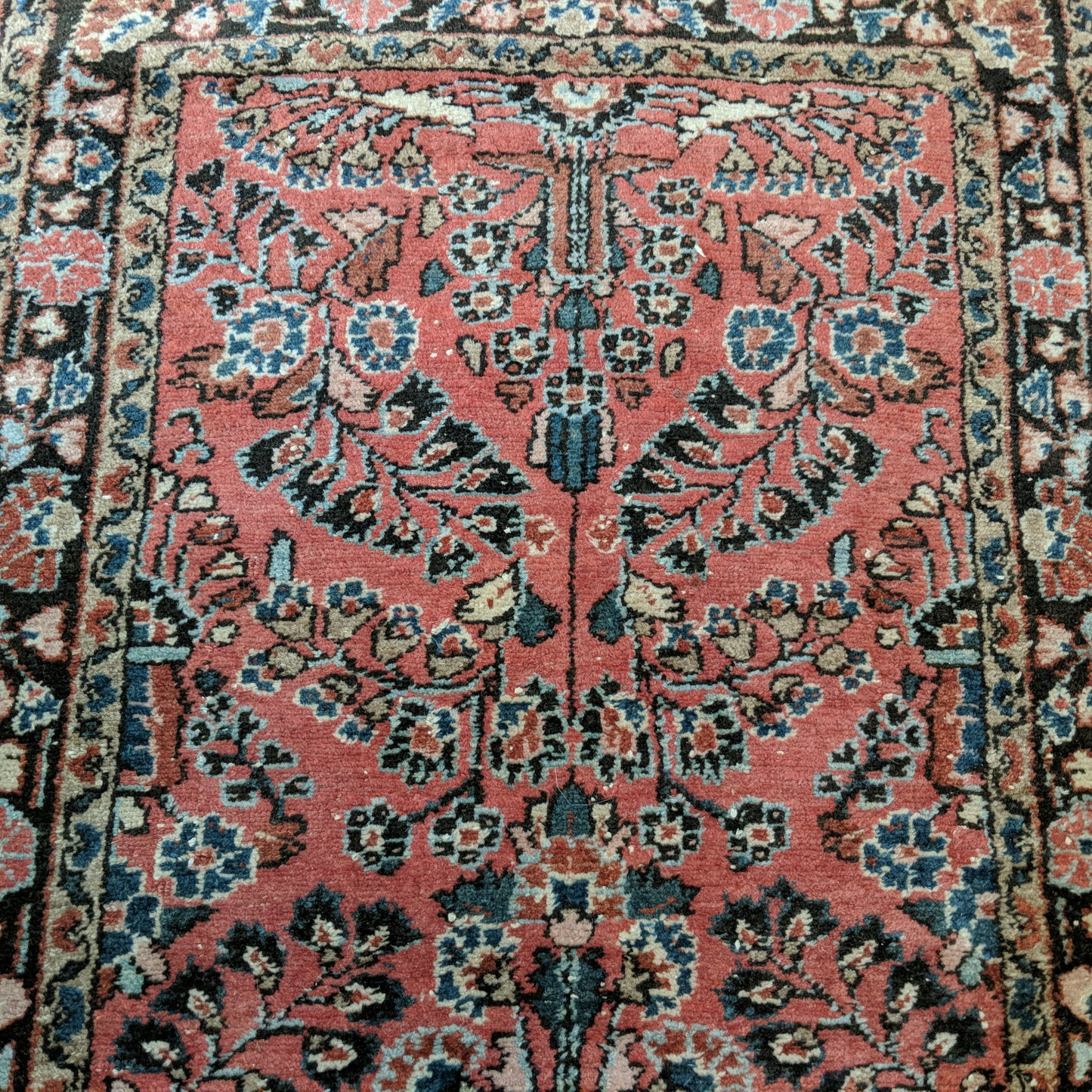 Vintage Rug, 2' 9 x 6' 8 Pink