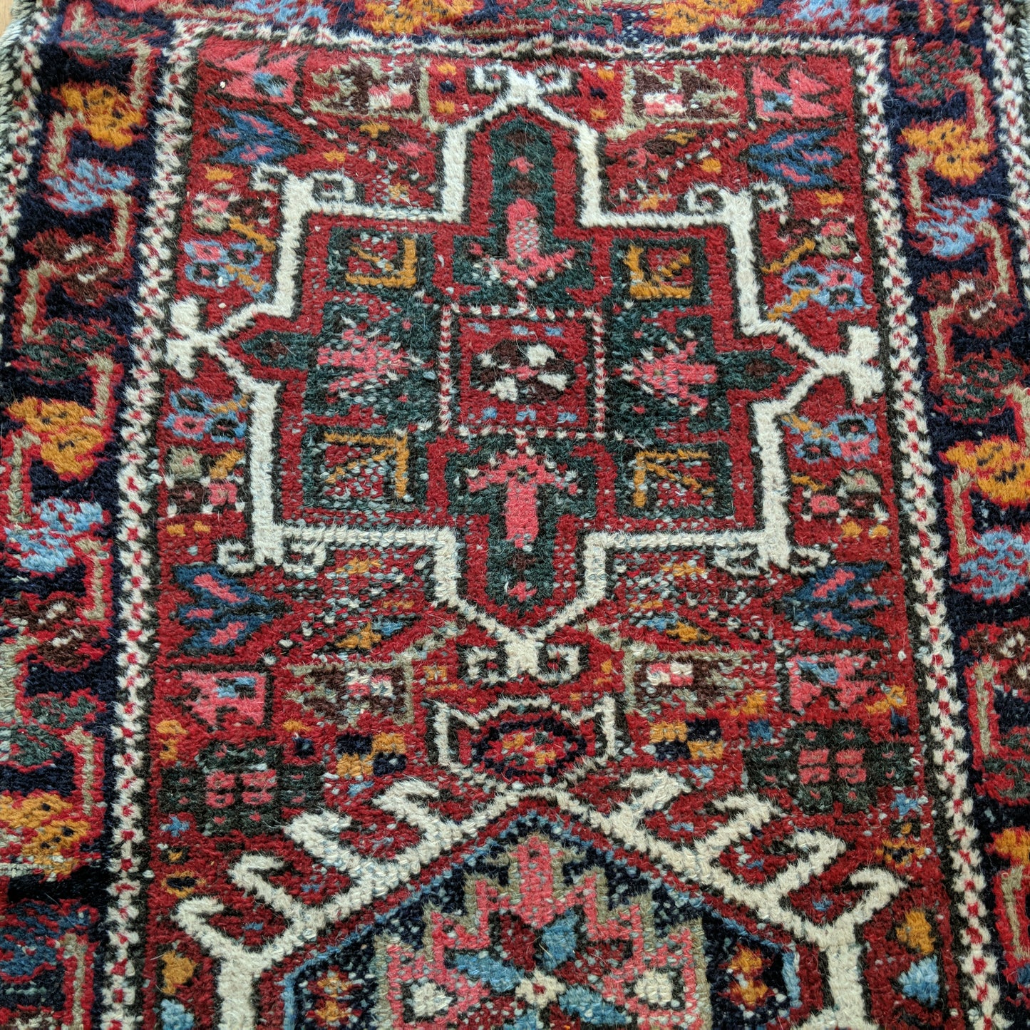Vintage Rug, 2' 3 x 4' Red