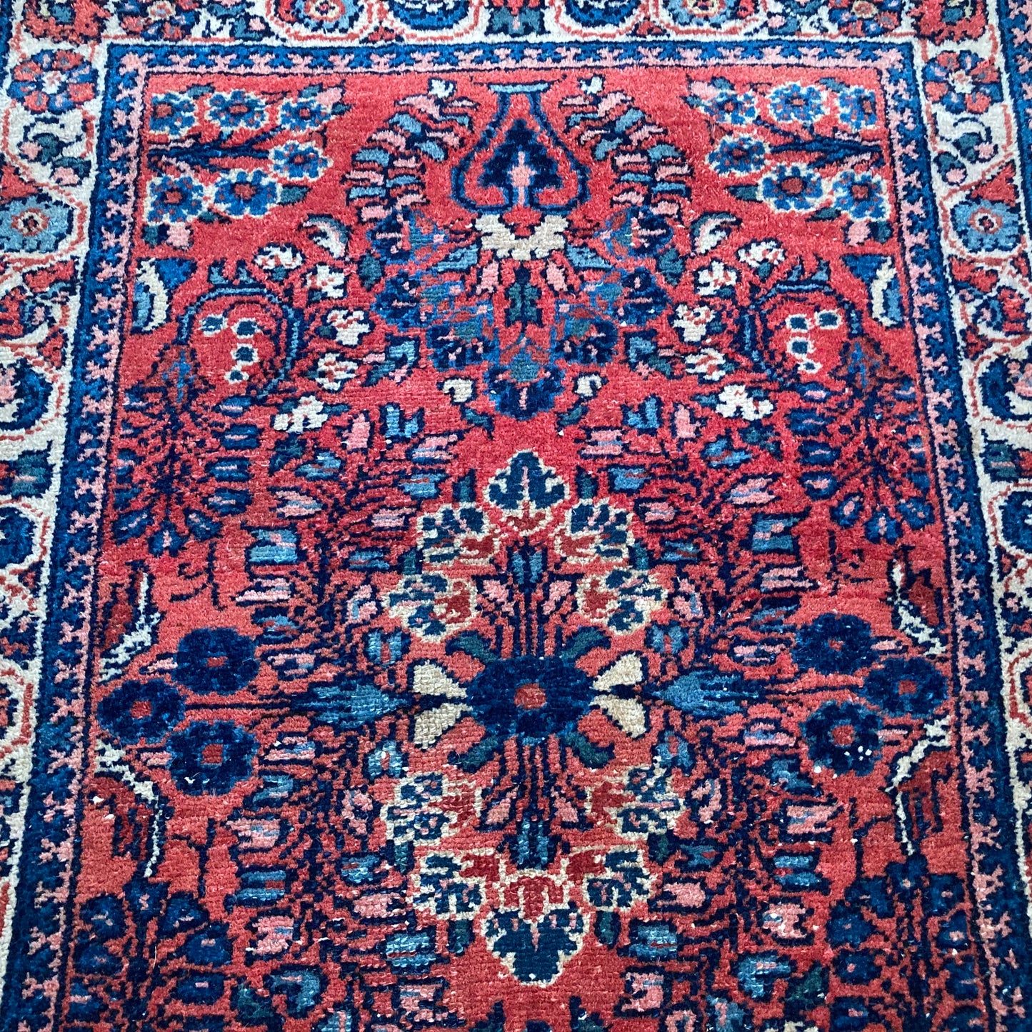 Vintage Rug, 2' 2 x 3' Red