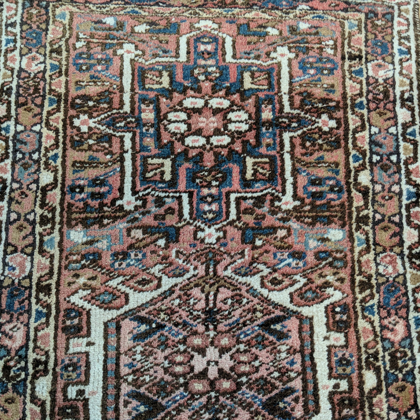 Vintage Rug, 2' 4 x 4' 3 Soft Red