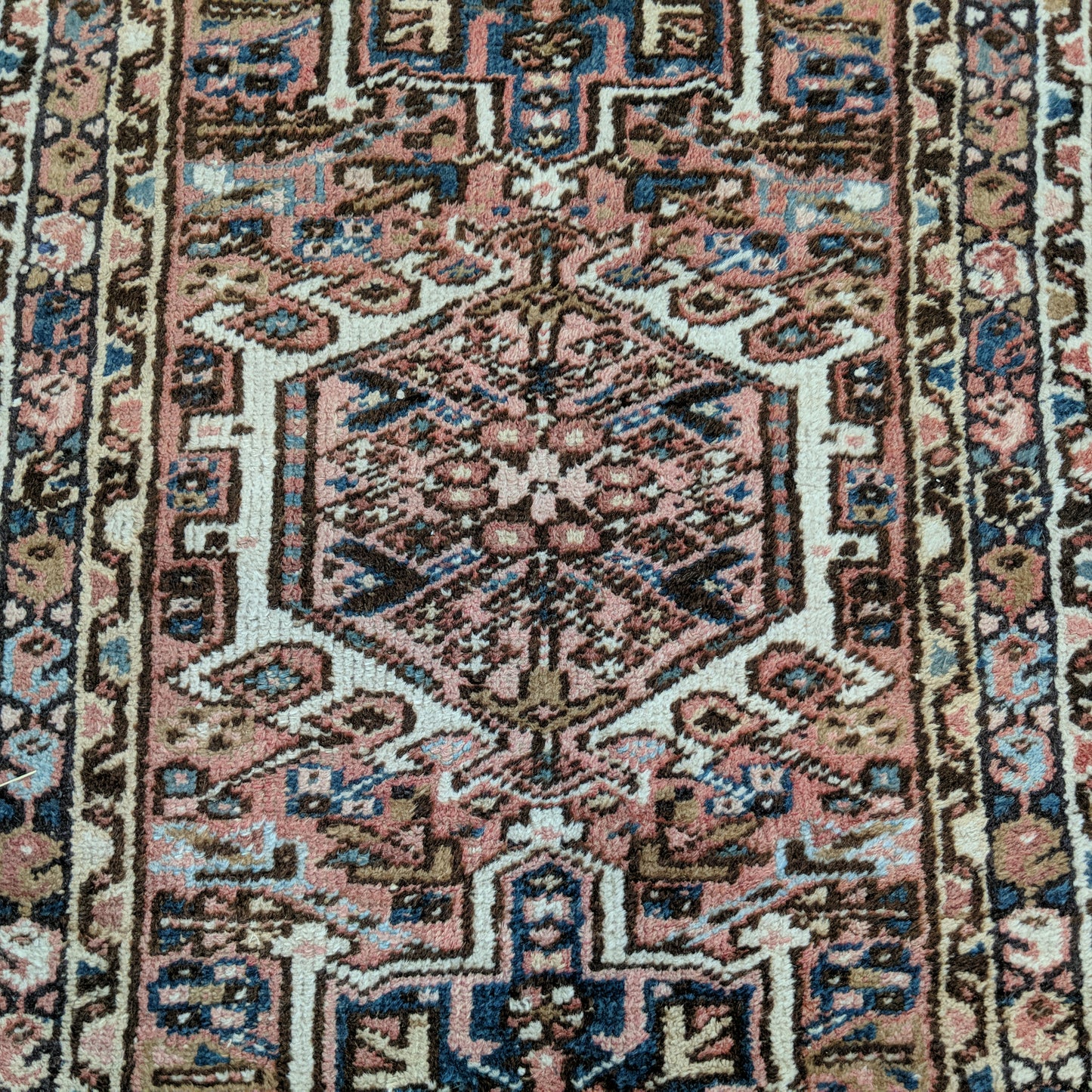 Vintage Rug, 2' 4 x 4' 3 Soft Red