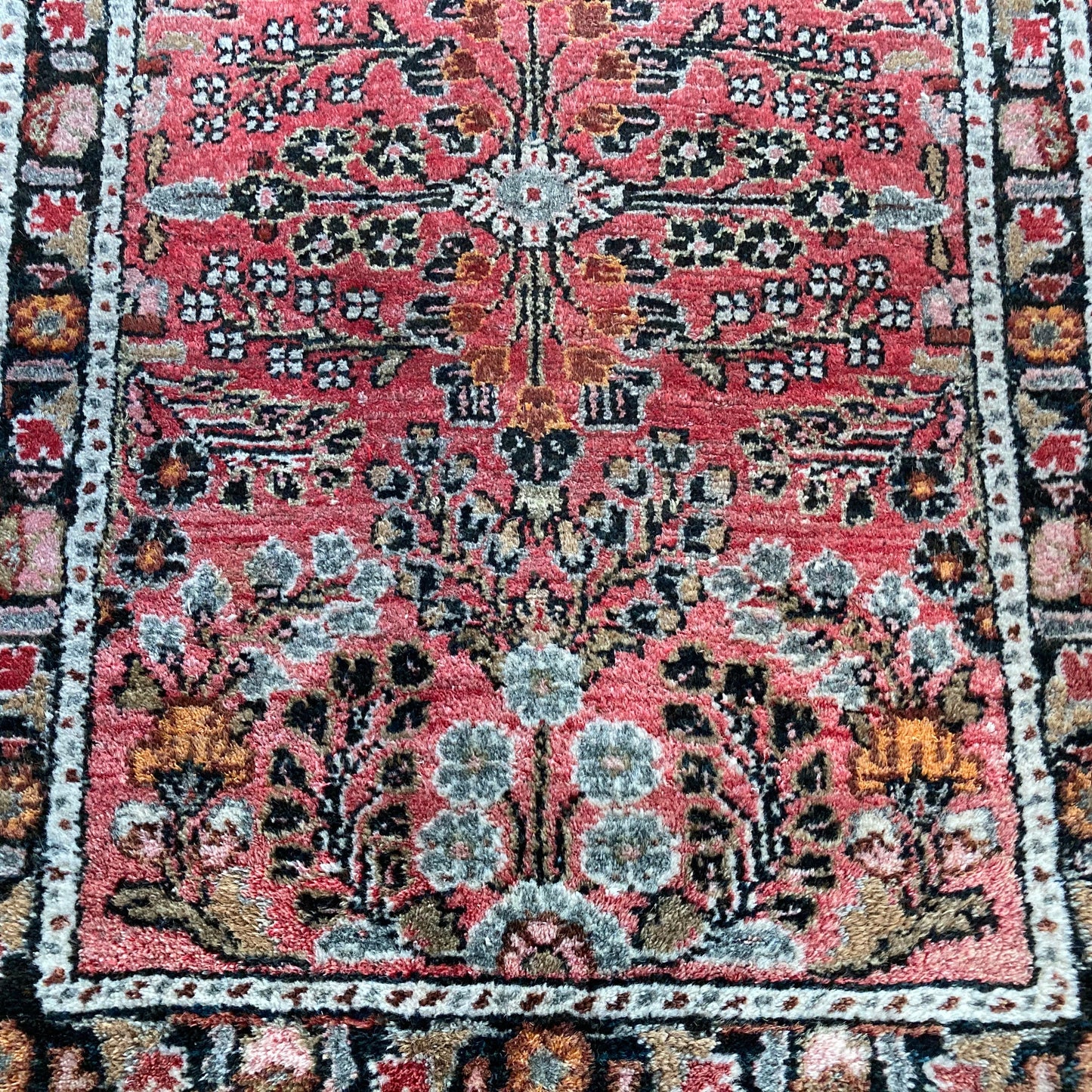 Vintage Rug, 1' 11 x 3' Pink