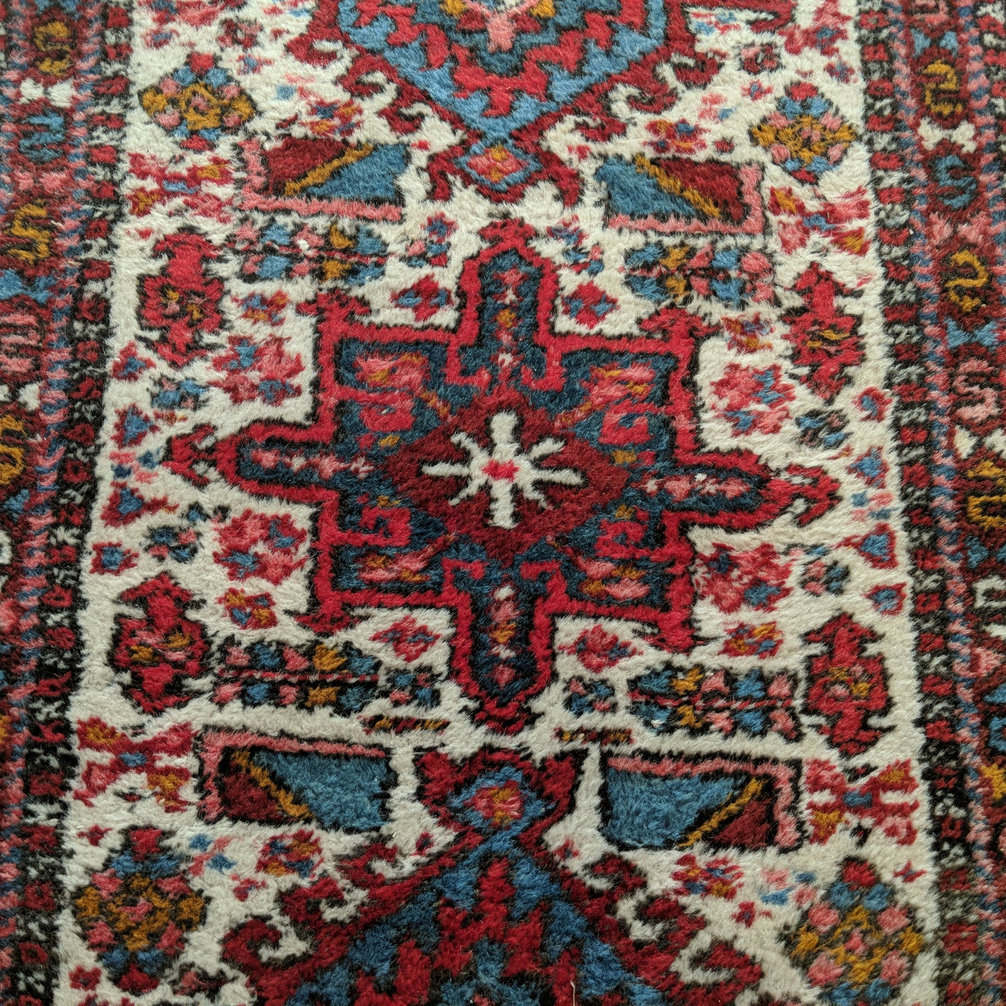 Vintage Rug, 2' 1 x 5' 11 White