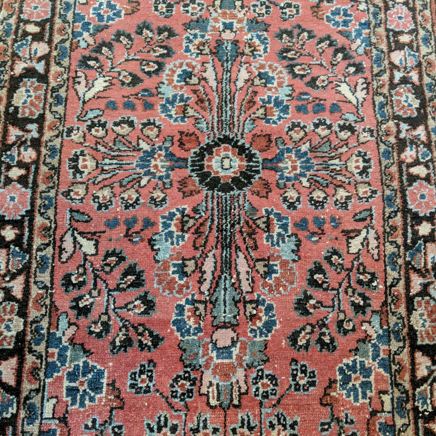 Vintage Rug, 2' 9 x 6' 8 Pink