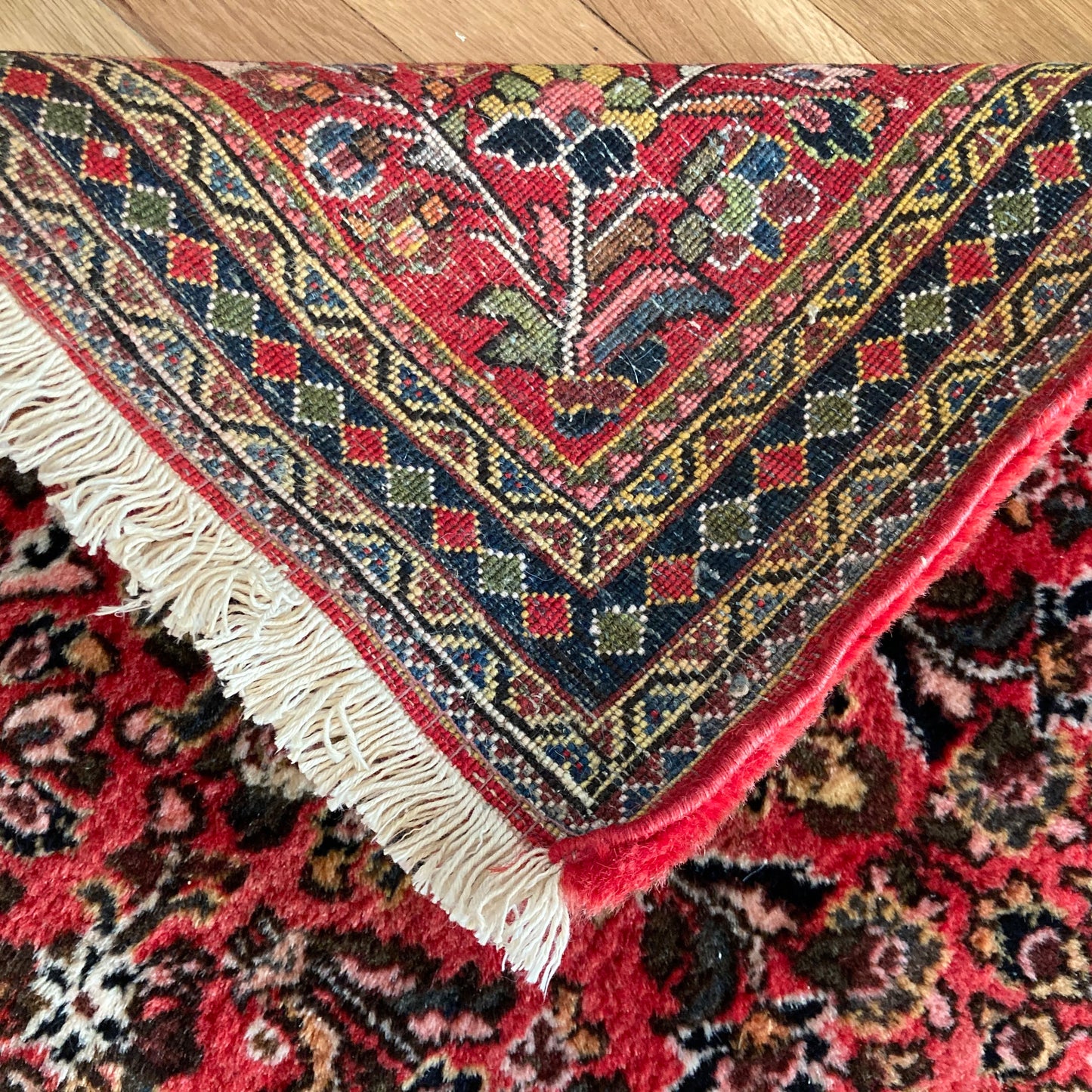 Vintage Rug, 2' 1 x 4' 2 Red