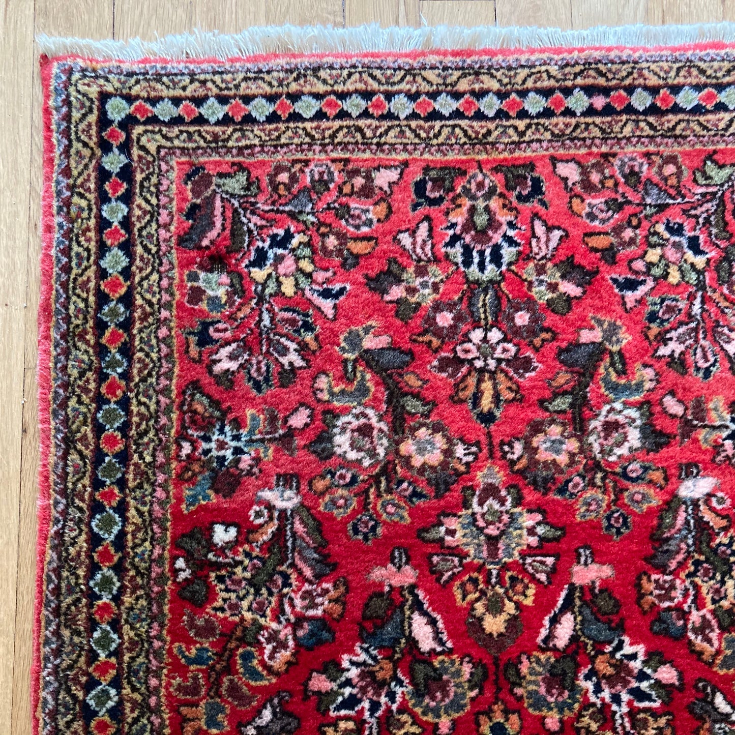Vintage Rug, 2' 1 x 4' 2 Red