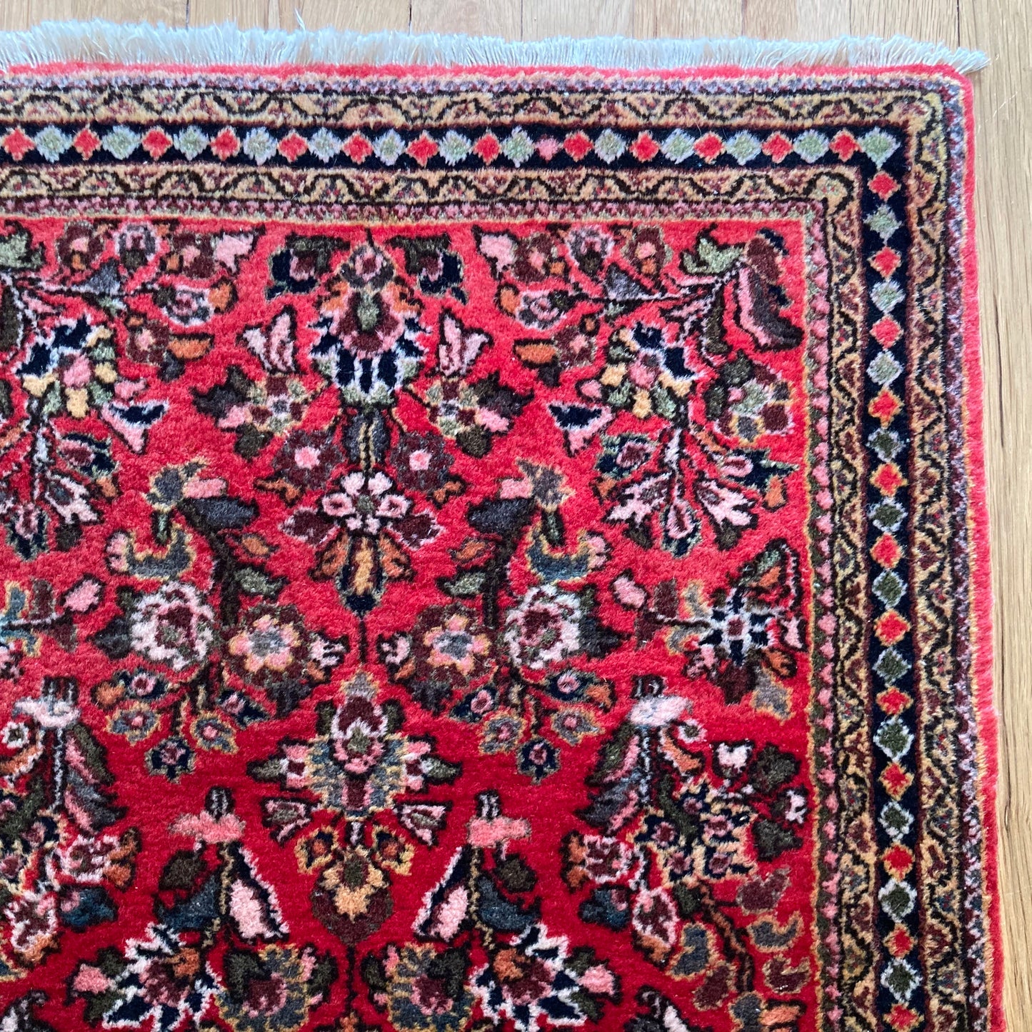 Vintage Rug, 2' 1 x 4' 2 Red