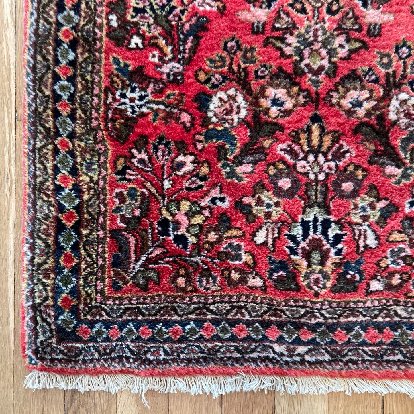 Vintage Rug, 2' 1 x 4' 2 Red