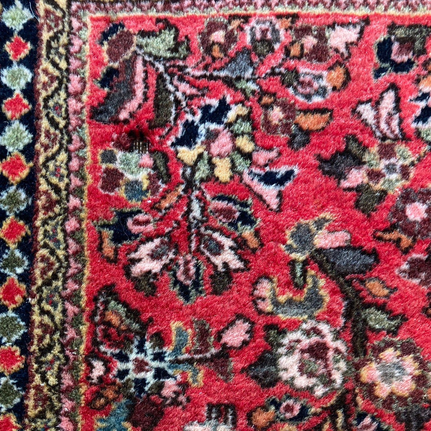 Vintage Rug, 2' 1 x 4' 2 Red