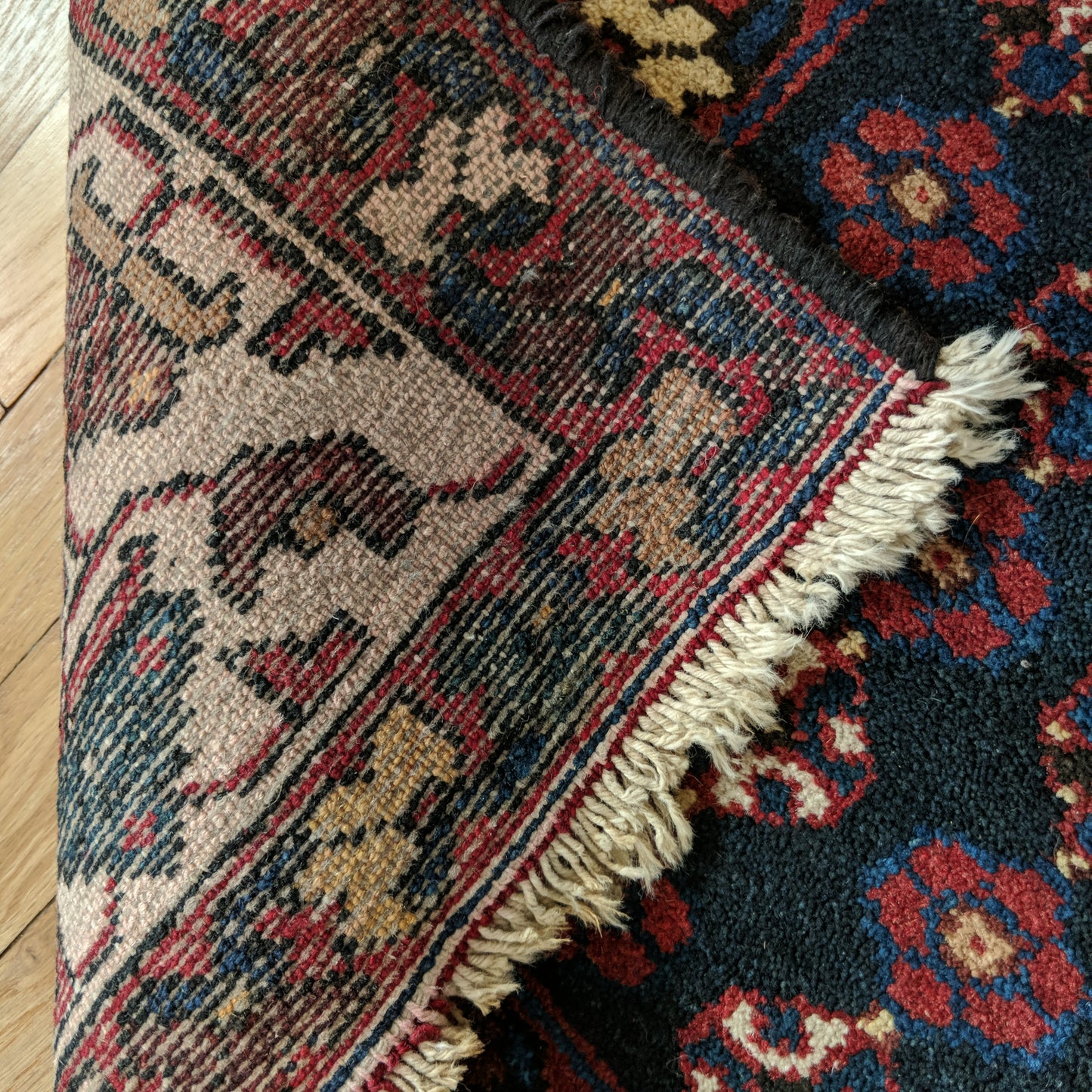 Vintage Rug, 4' 8 x 6' 8 Blue - Jessie's Oriental Rugs