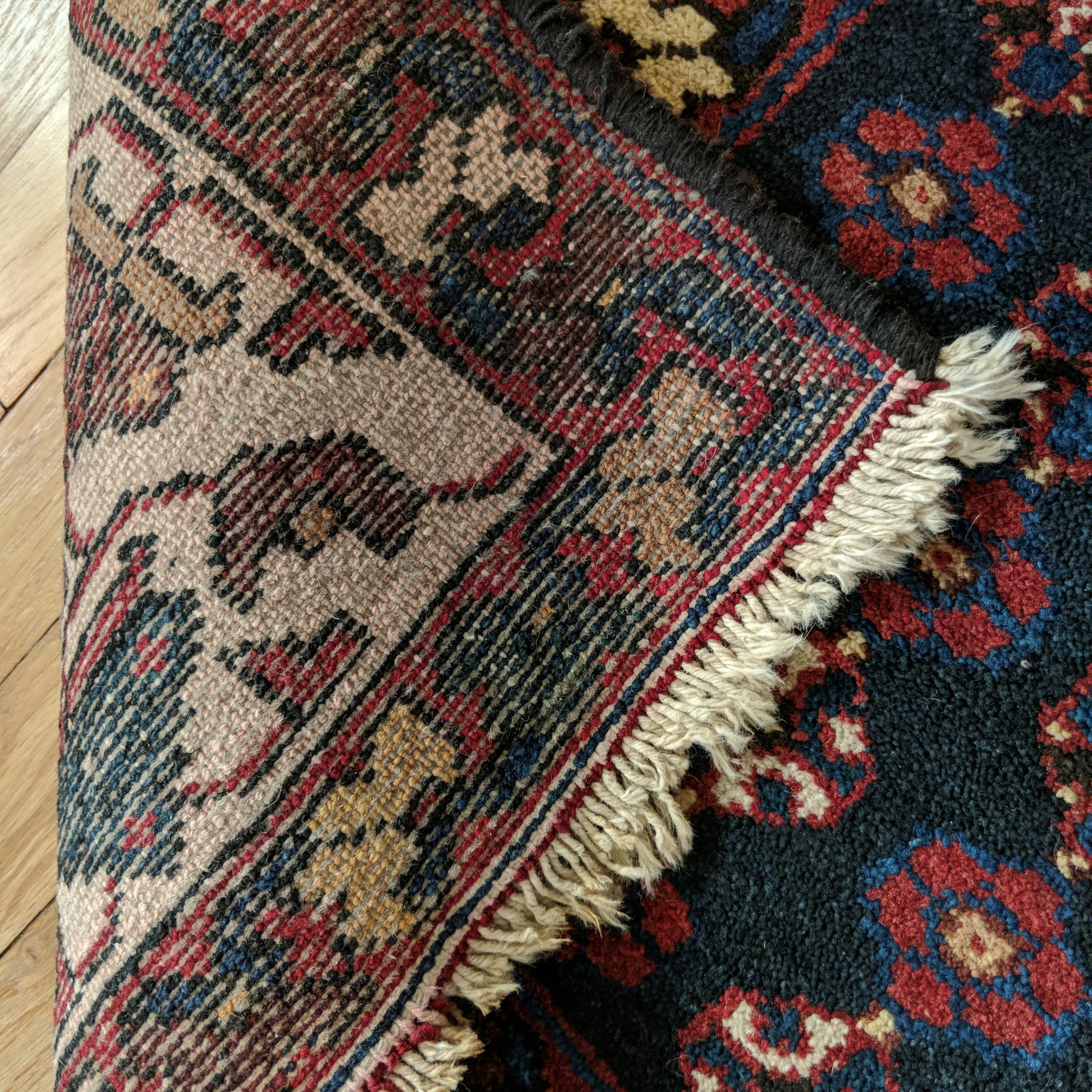 Vintage Rug, 4' 8 x 6' 8 Blue - Jessie's Oriental Rugs