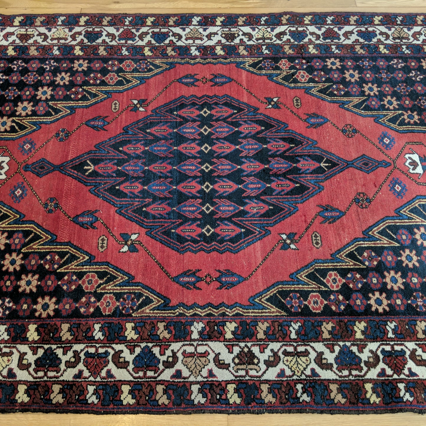 Vintage Rug, 4' 8 x 6' 8 Blue - Jessie's Oriental Rugs