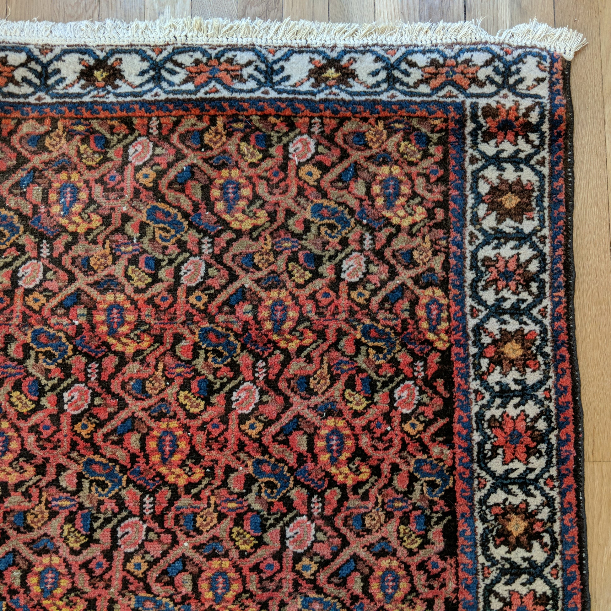 Vintage Rug, 4' 2 x 6' 9 Brown - Jessie's Oriental Rugs