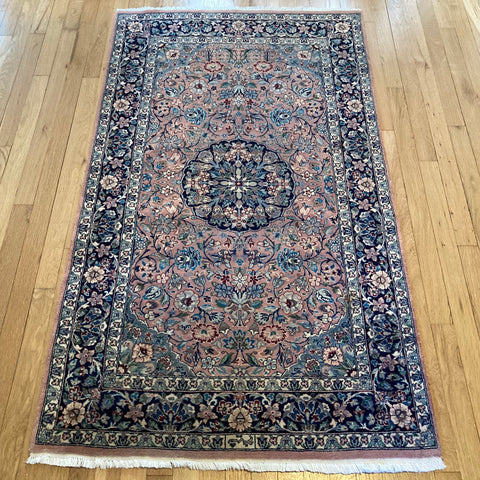 Vintage Rug, 3' 1 x 5' 4 Pink