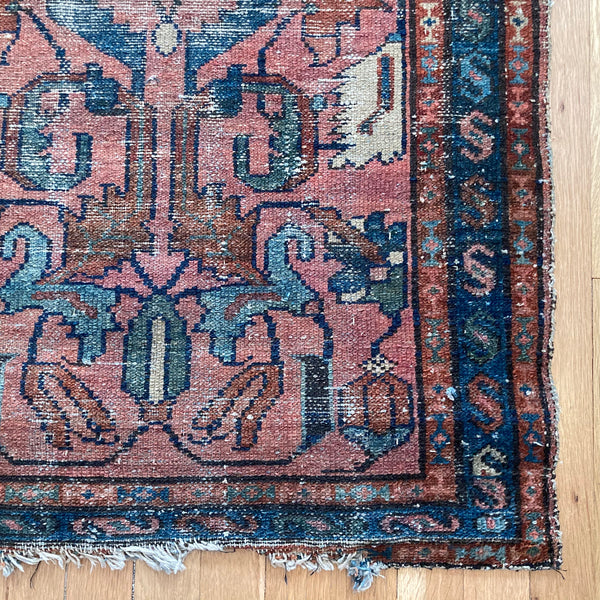 Vintage Rug, 2' 4 x 3' 11 Pink