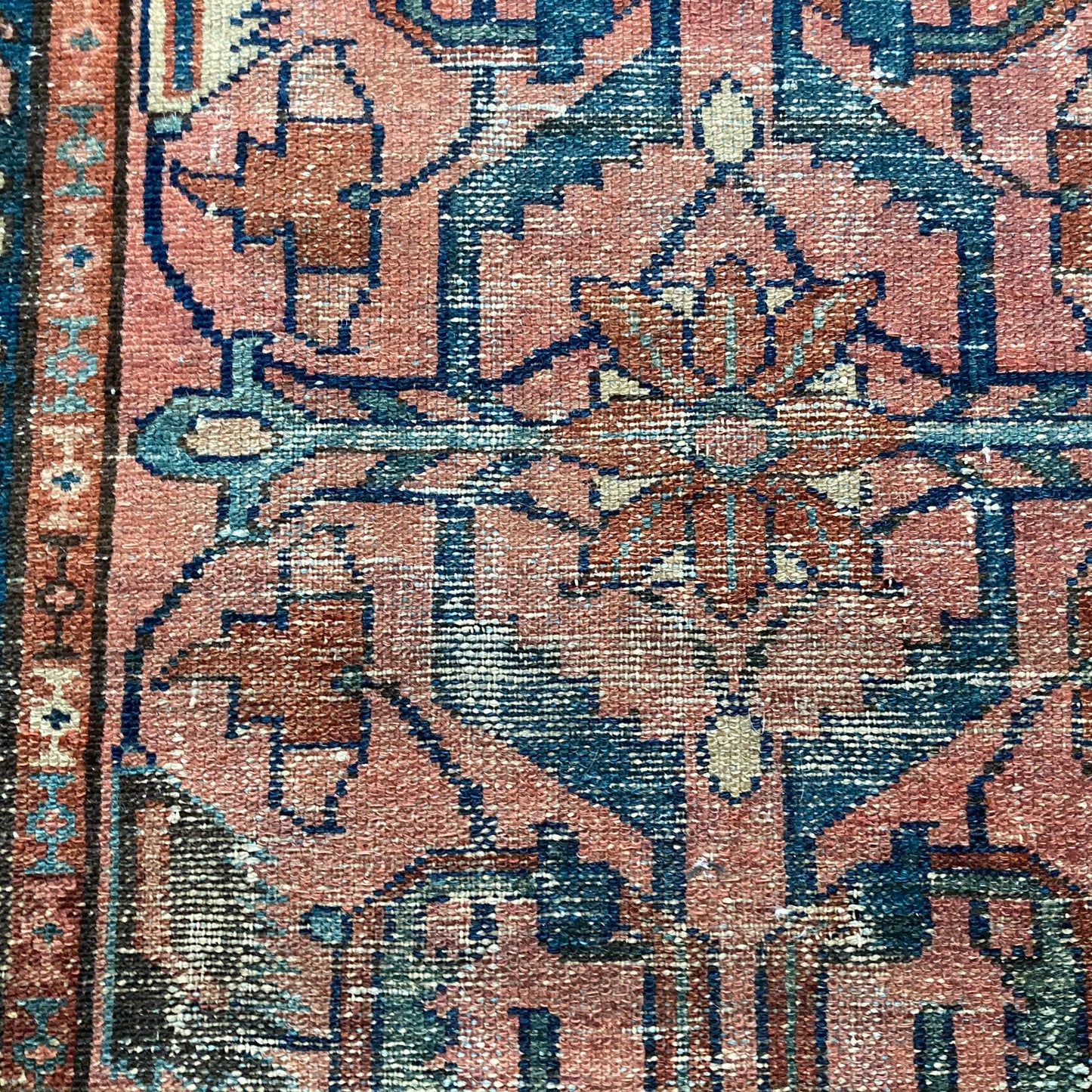 Vintage Rug, 2' 4 x 3' 11 Pink