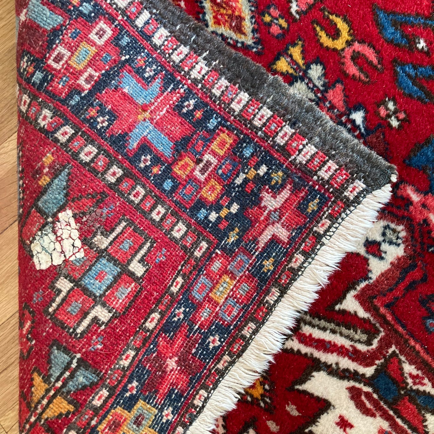 Vintage Rug, 2' 8 x 4' 3 Red