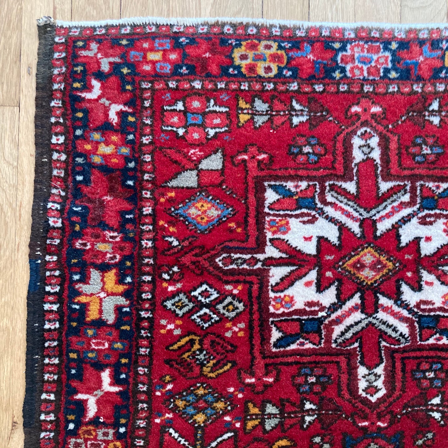 Vintage Rug, 2' 8 x 4' 3 Red
