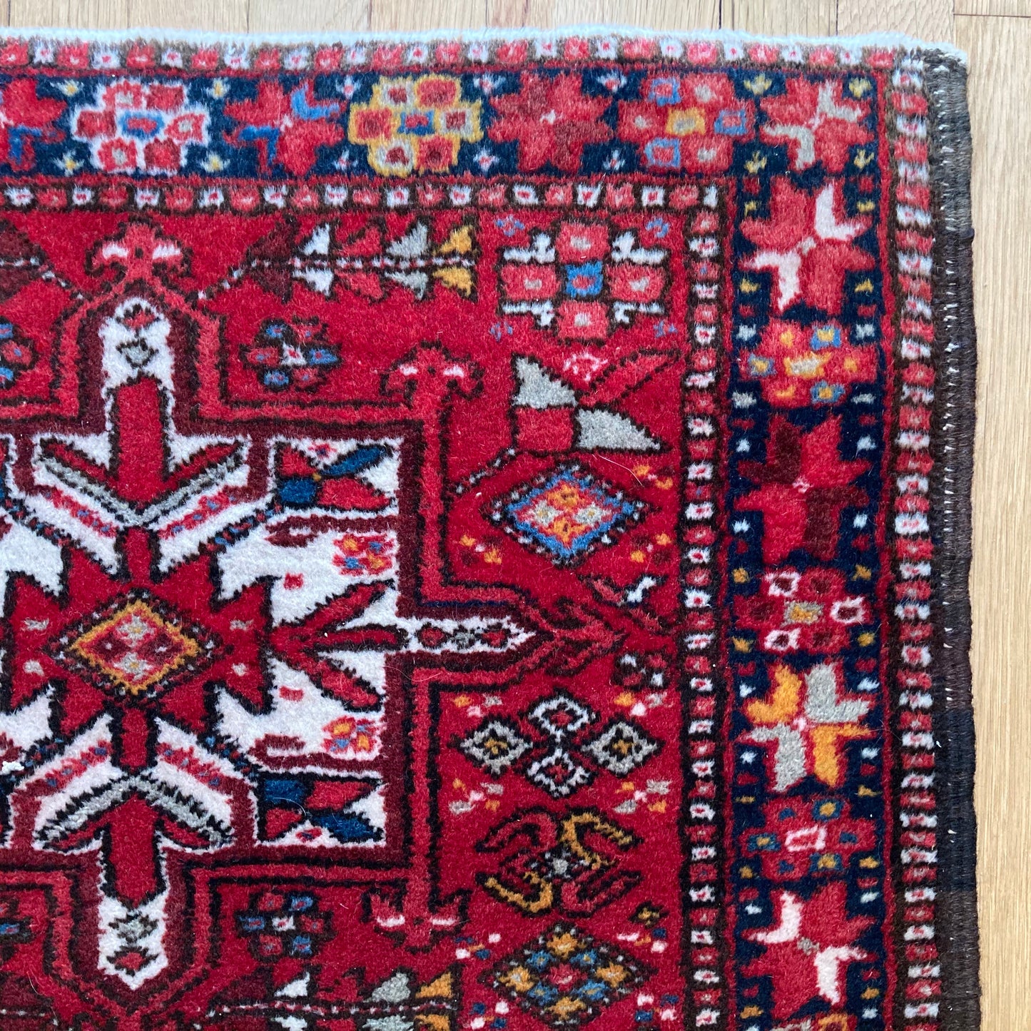 Vintage Rug, 2' 8 x 4' 3 Red