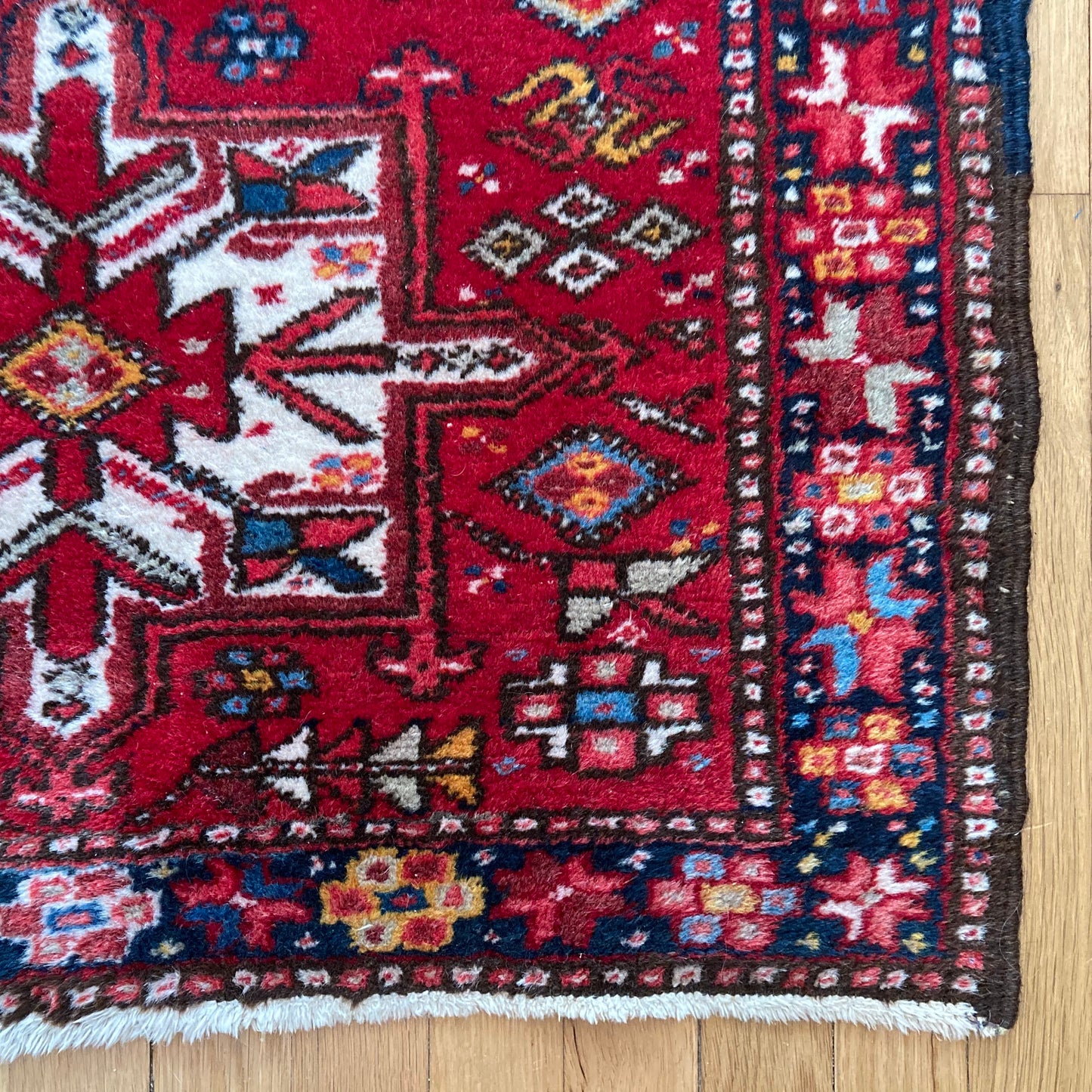 Vintage Rug, 2' 8 x 4' 3 Red