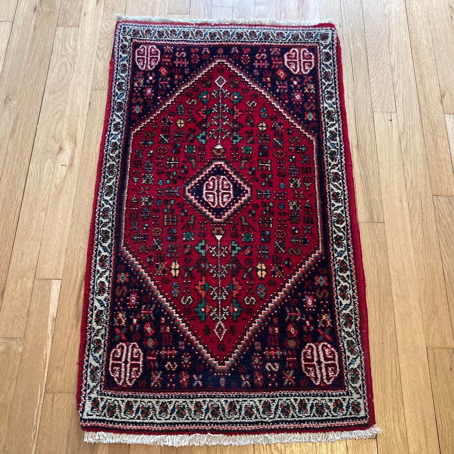 Vintage Rug, 1' 11 x 3' 5 Red