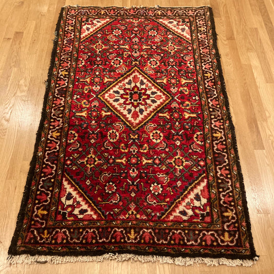 Vintage Rug, 3' 6 x 5' 9 Red