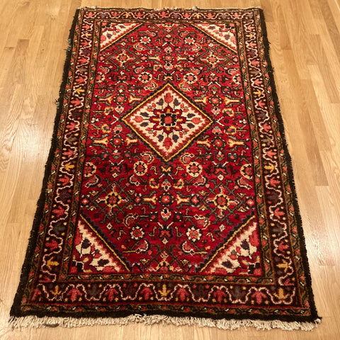 Vintage Rug, 3' 6 x 5' 9 Red