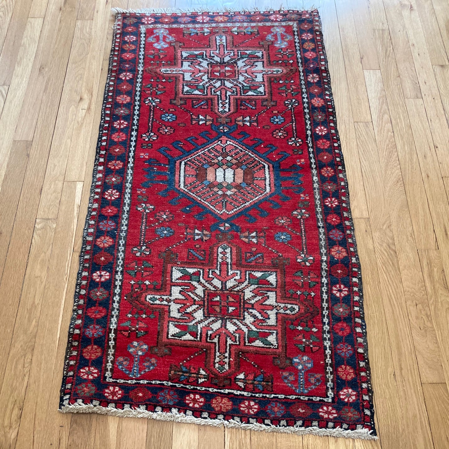 Vintage Rug, 2' 5 x 4' 8 Red