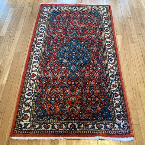 Vintage Rug, 3' 1 x 5' 7 Red