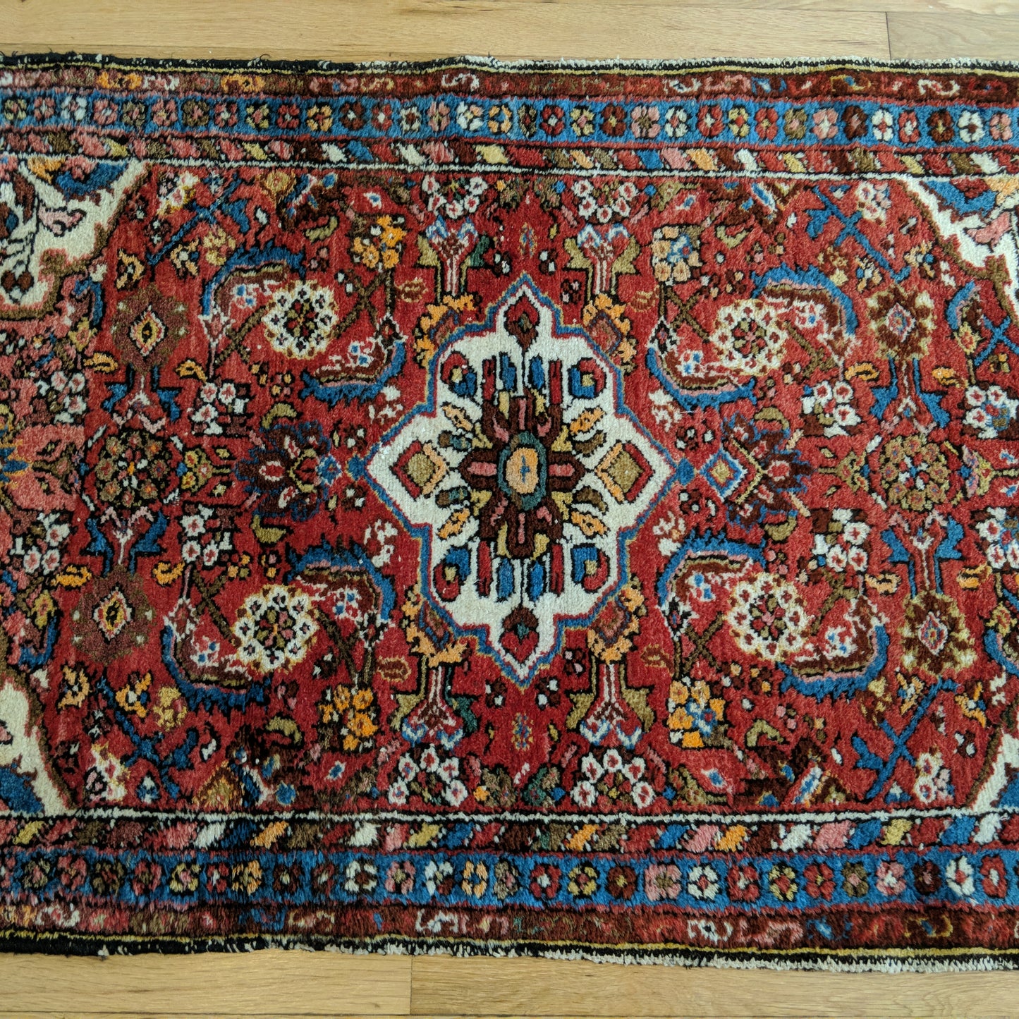 Vintage Rug, 2' 7 x 4' Red
