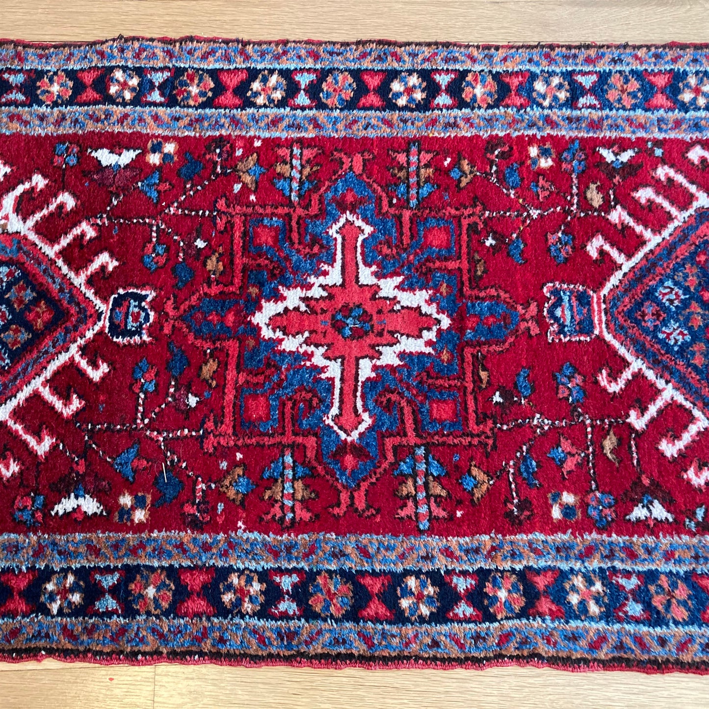 RESERVED Vintage Rug, 2' 6 x 8' 1 Red