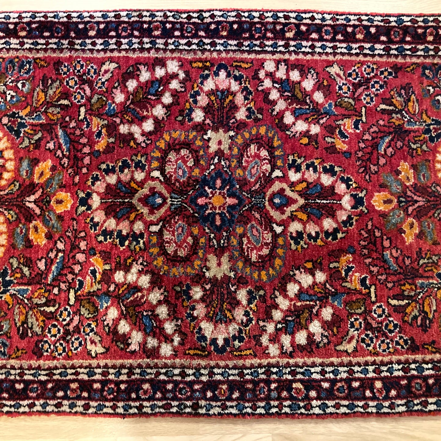 Vintage Rug, 2' 2 x 4' 1 Red