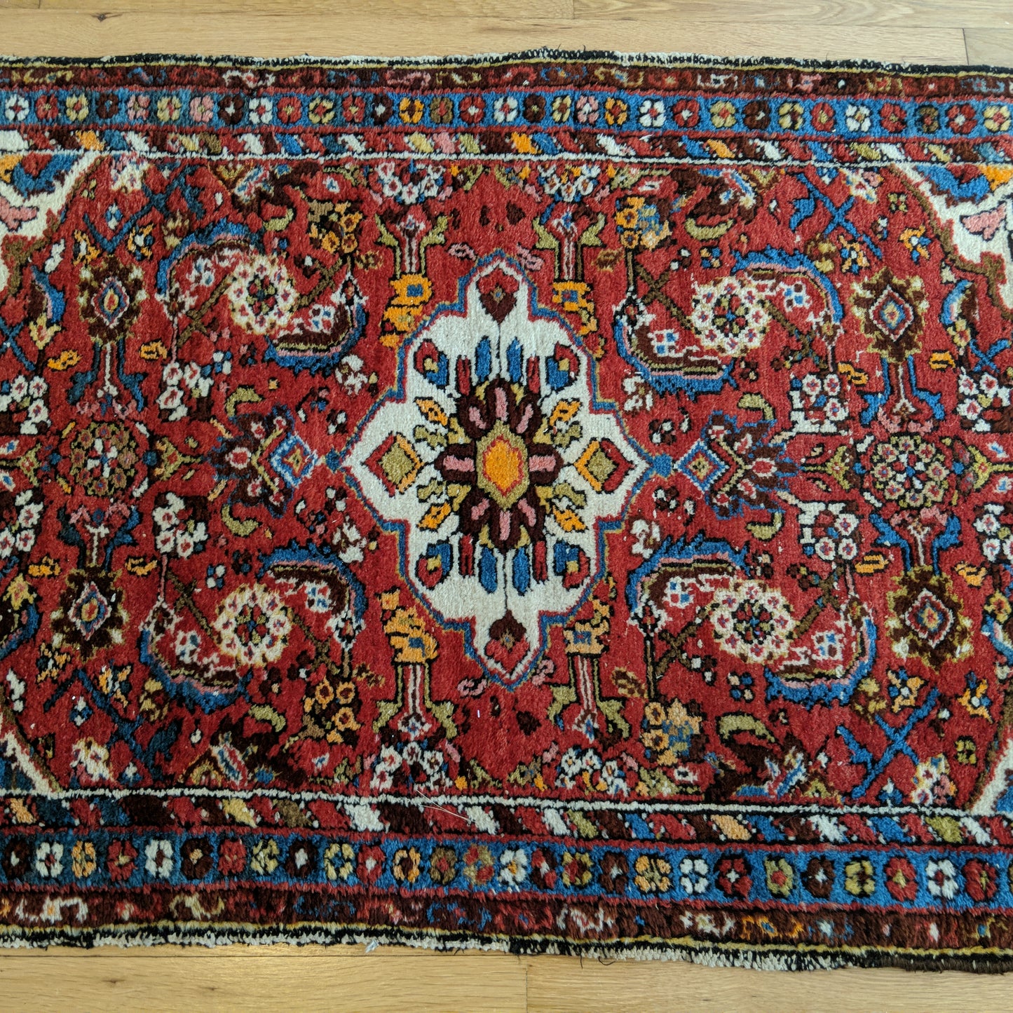 Vintage Rug, 2' 7 x 4' Red