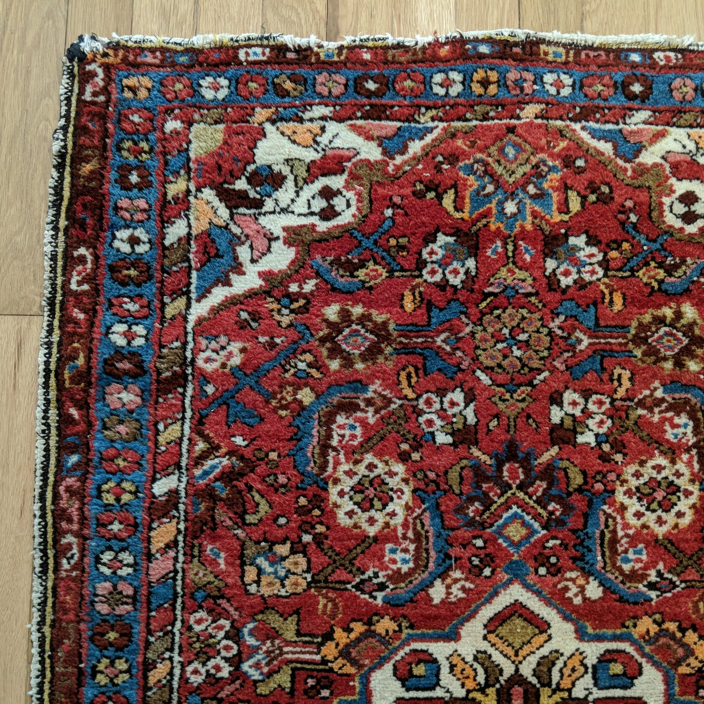 Vintage Rug, 2' 7 x 4' Red