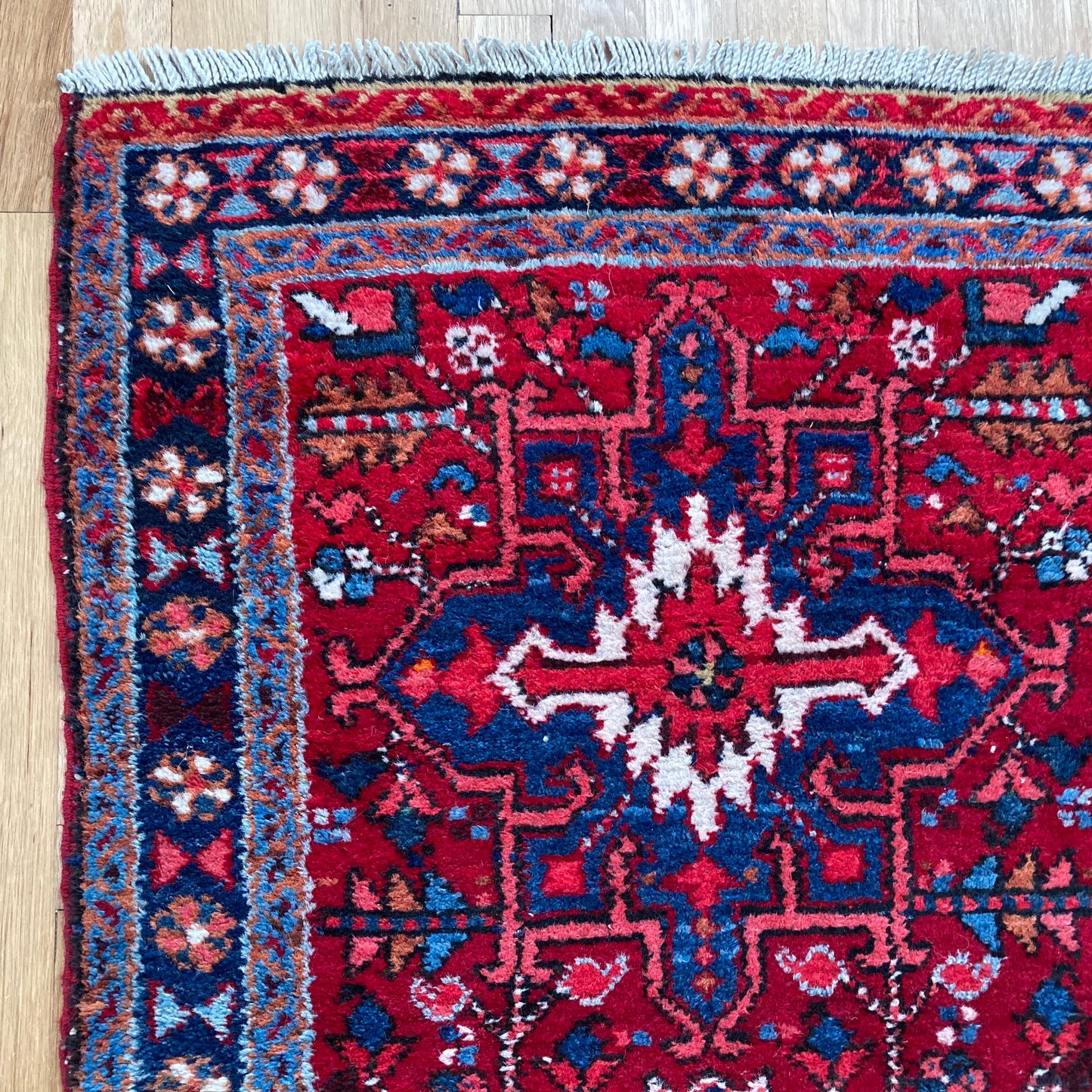 RESERVED Vintage Rug, 2' 6 x 8' 1 Red