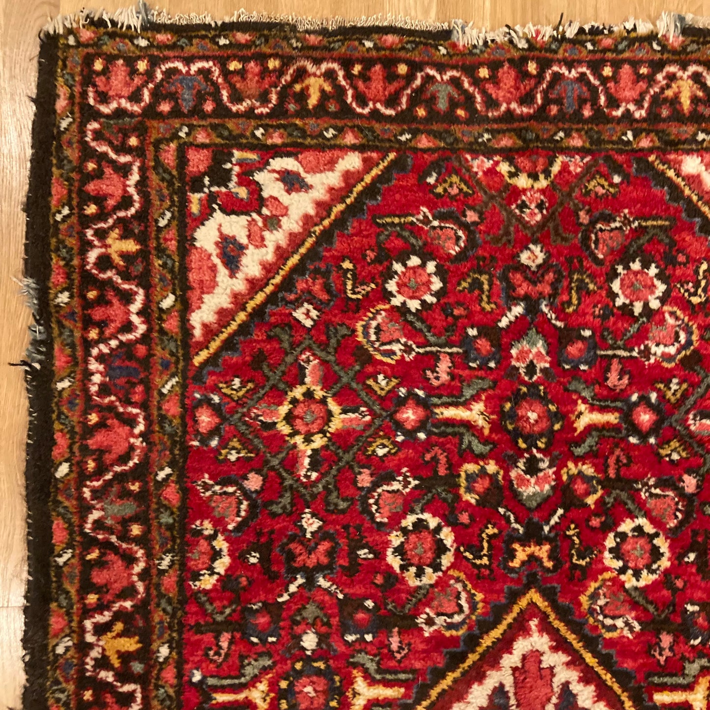 Vintage Rug, 3' 6 x 5' 9 Red