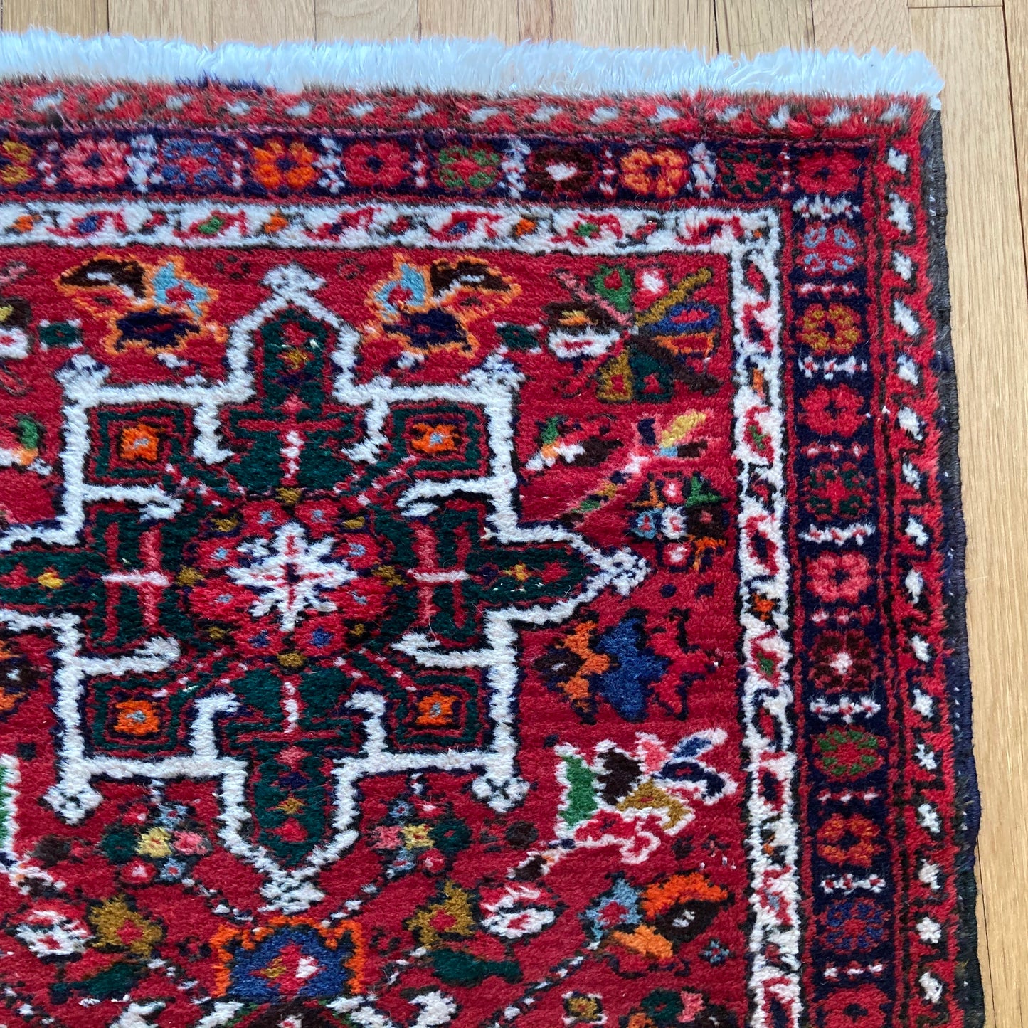 Vintage Rug, 2' 6 x 4' 4 Red