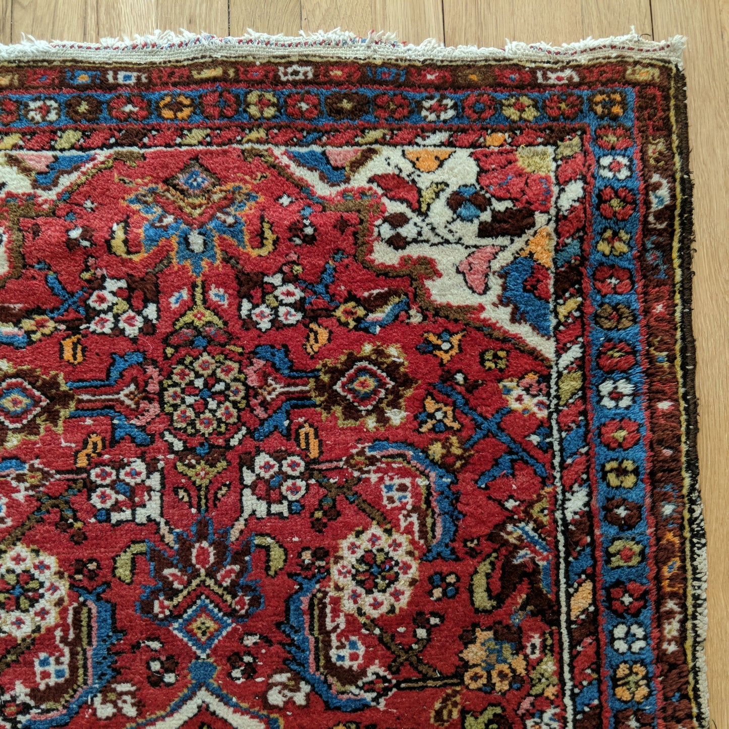 Vintage Rug, 2' 7 x 4' Red