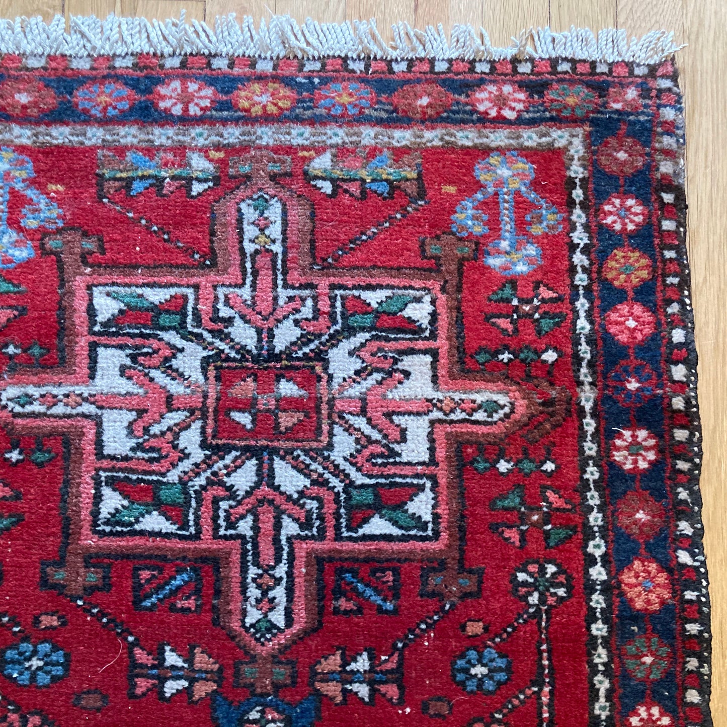 Vintage Rug, 2' 5 x 4' 8 Red