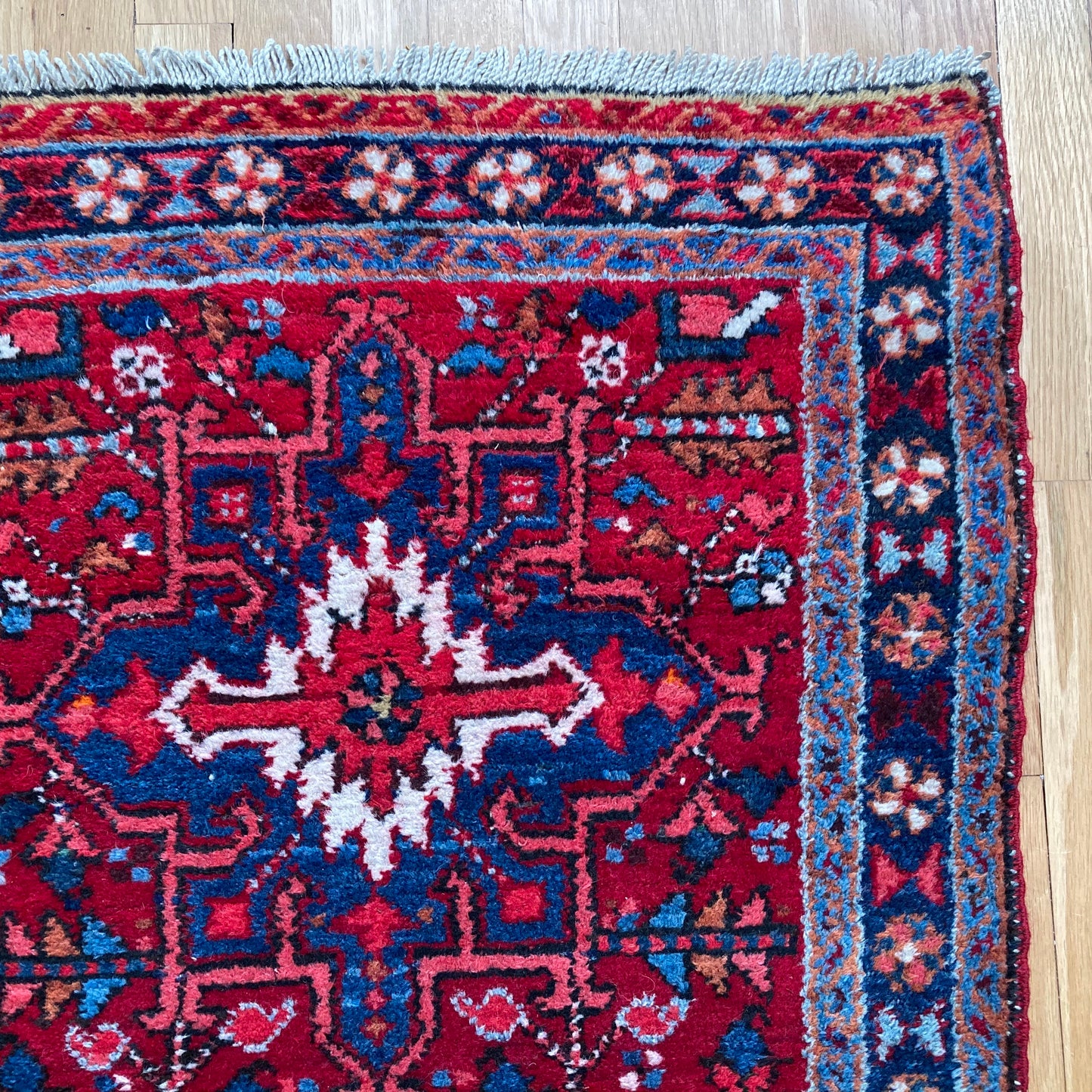 RESERVED Vintage Rug, 2' 6 x 8' 1 Red