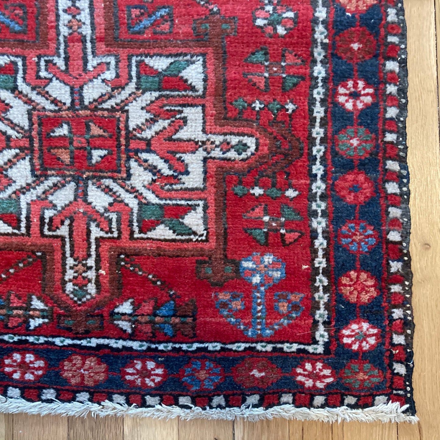 Vintage Rug, 2' 5 x 4' 8 Red