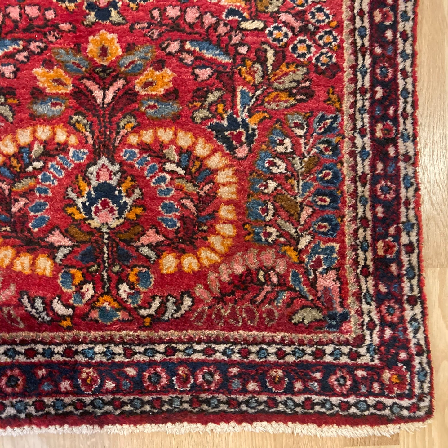Vintage Rug, 2' 2 x 4' 1 Red