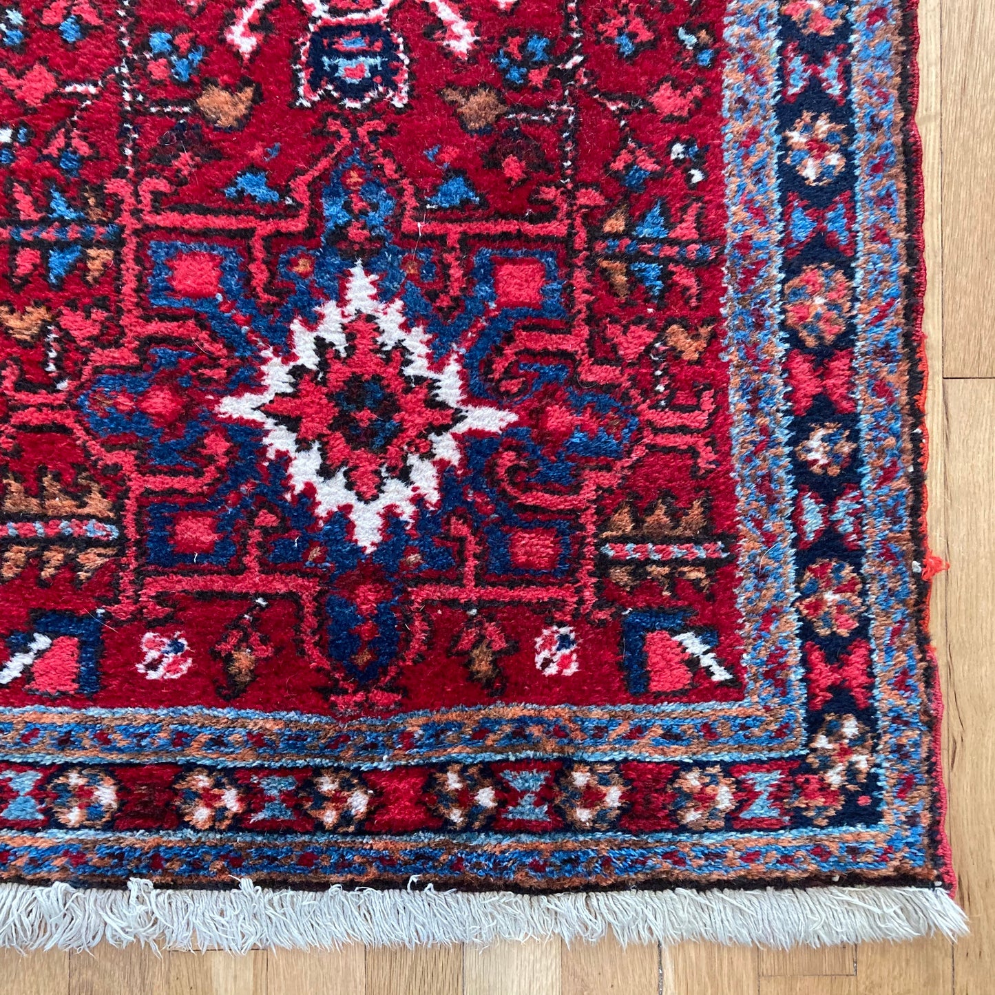 RESERVED Vintage Rug, 2' 6 x 8' 1 Red