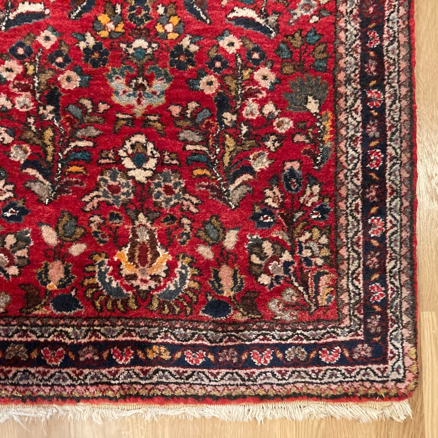 Vintage Rug, 2' 2 x 4' 4 Red