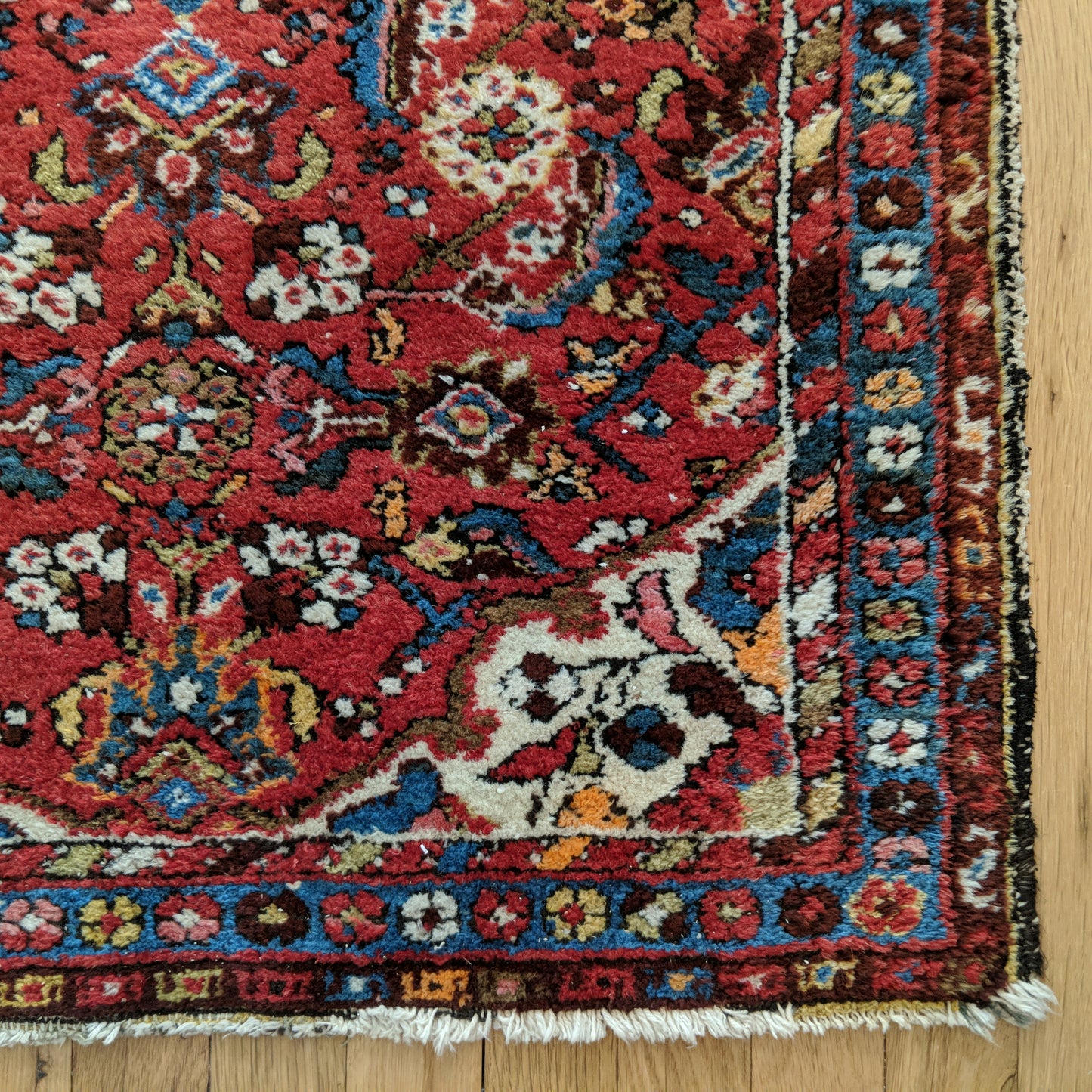 Vintage Rug, 2' 7 x 4' Red