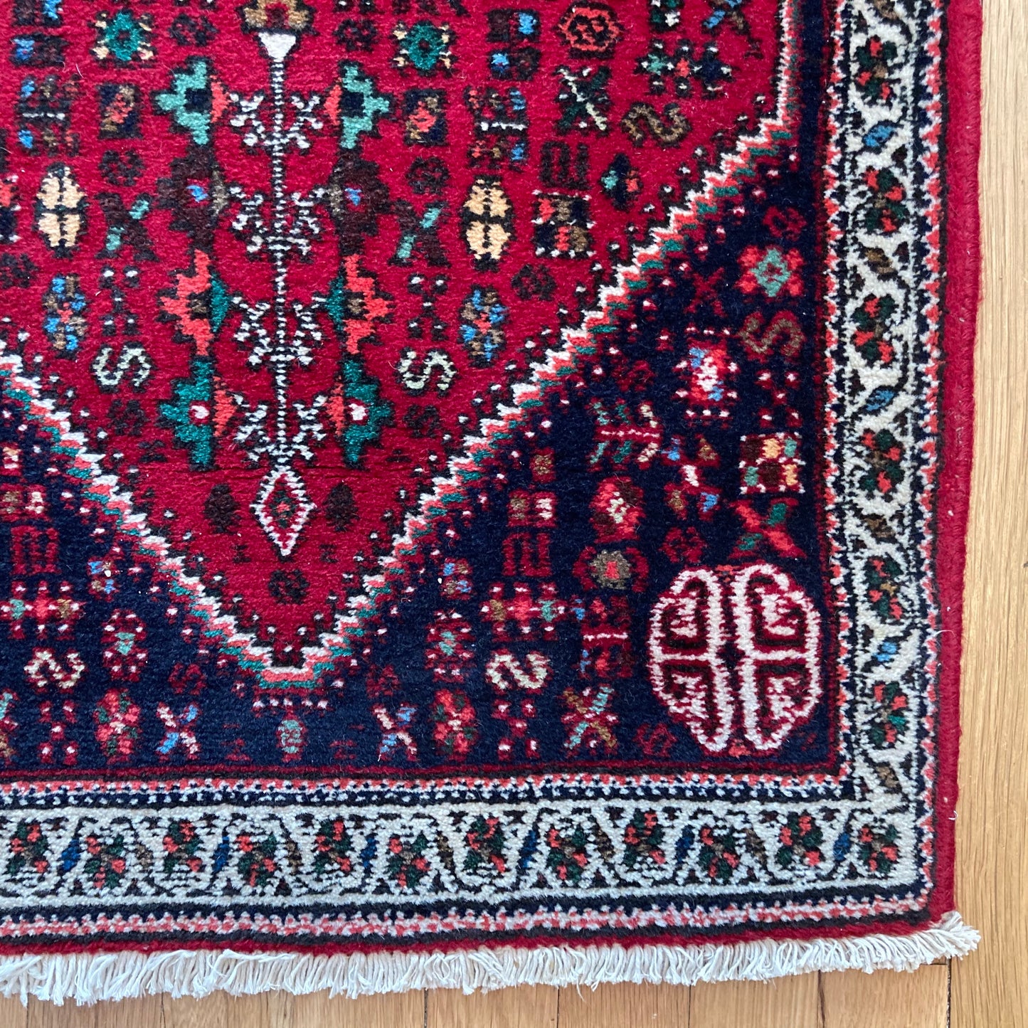 Vintage Rug, 1' 11 x 3' 5 Red