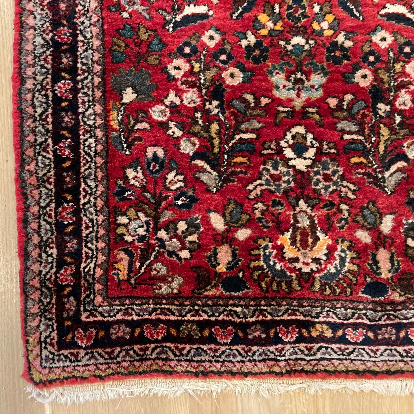 Vintage Rug, 2' 2 x 4' 4 Red