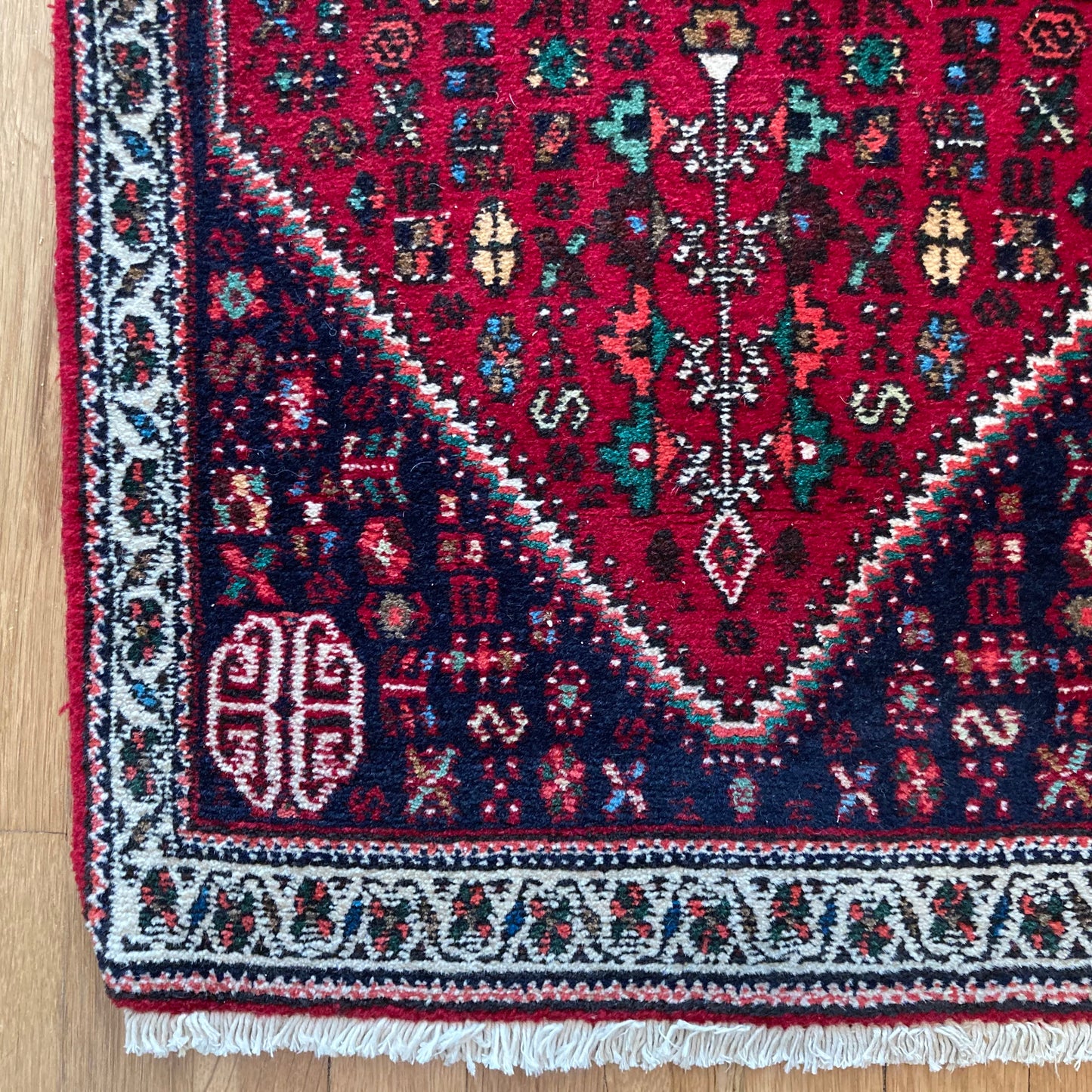 Vintage Rug, 1' 11 x 3' 5 Red